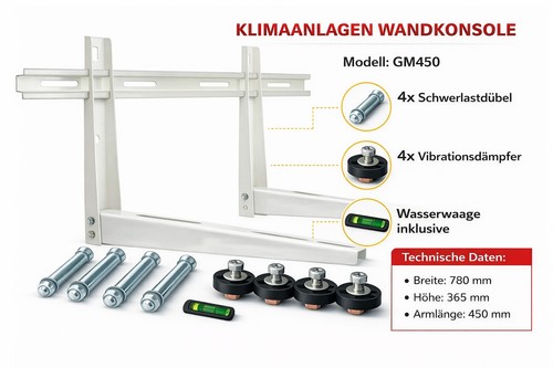 Wandhalterung für split - wandhalterung,