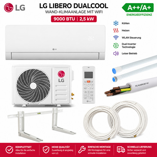 Dualcool split klimaanlage - dualcool, split-klimaanlage